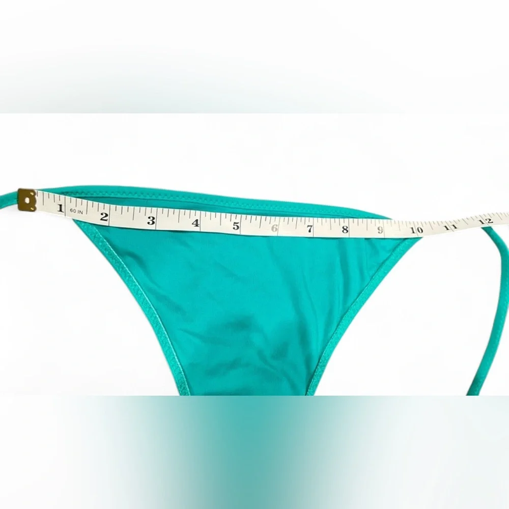 Vintage y2k Calzedonia 3-piece Triangle String Bikini Set in Yellow & Turquoise